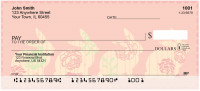 Blooms and Bunnies Personal Checks | ANI-021