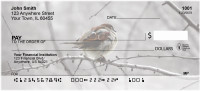 Sparrow In Winter Personal Checks | ANJ-18