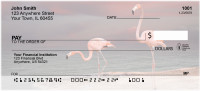 Pink Flamingo Personal Checks | ANJ-59