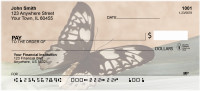 Terracotta Butterfly Personal Checks | ANK-08