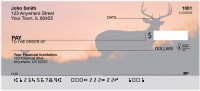 Deer Sunset Silhouettes Personal Checks | ANK-29