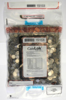 Clear Dual Handle CoinLok Deposit Bag, 14.5 X 25 