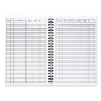 Side Bound Spiral Nautical Check Register | BPCRP-07