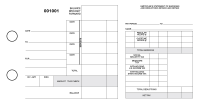Blue Knit Itemized Disbursement Payroll Business Checks | BU3-7BLU02-IDP