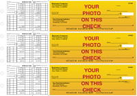 Custom Photo Payroll Business Checks | BU3-CUS01-PAY