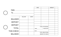 Green Knit General Itemized Invoice Business Checks | BU3-GRN02-GII