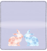 Blooms and Bunnies Leather Cover | CDP-ANI021