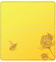 Golden Bee Blossoms Checkbook Cover  | CDP-ANI100