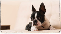 Boston Terrier Leather Cover