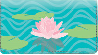 Water Lilies Leather Cover