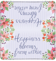 Happiness Blooms From Within Leather Cover | CDP-FLO010