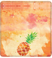 Watercolor Fruit Leather Cover | CDP-FOD77