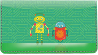Robot Friends Leather Cover