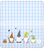 Gnome Sweet Gnome Checkbook Cover  | CDP-FUN101