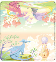 Mystical Kingdoms Leather Checkbook Cover | CDP-FUN96