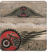 V Twin Chopper Leather Checkbook Cover | CDP-GEP98