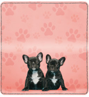 French Bulldog Pups Keith Kimberlin Leather Cover | CDP-KKM11
