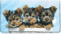 Yorkie Pups Keith Kimberlin Leather Cover | CDP-KKM16