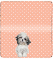 Shih Tzu Pups Keith Kimberlin Leather Cover | CDP-KKM31