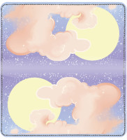 Celestial Clouds Leather Cover | CDP-MCL05