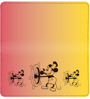 Steamboat Willie Ombre Checkbook Cover | CDP-SBW01
