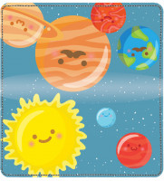 Happy Solar System Leather Cover | CDP-SPA07
