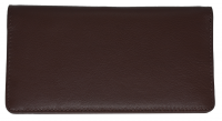Brown Premium Leather Checkbook Cover  | CLG-BRN01