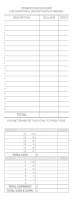 Loose Business Deposit Slips Style 15 | DEP-BDL15