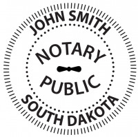 South Dakota Notary Embosser