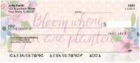Happiness Blooms From Within Personal Checks