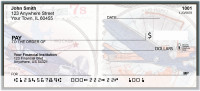 Vintage Airplane Stamps Personal Checks | FUN-05