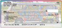 Groovy Hippie Bus Personal Checks | FUN-44