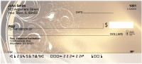 Abstract Black Gold Personal Checks | GEO-79
