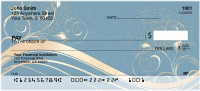 Abstract Black Gold Personal Checks 2 | GEO-80