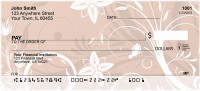 Filigree Flowers Personal Checks | GEP-05