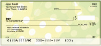Dotted Yellow Butterflies Personal Checks | GEP-12