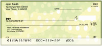 Dotted Yellow Butterflies Personal Checks | GEP-12