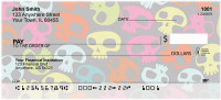 Colorful Skull of Hearts Personal Checks | GEP-55