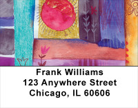 Quilt Inspired Americana Art Address Labels | LBABS-48