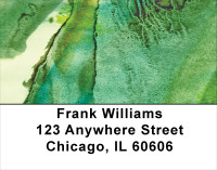 Green Acrylics Address Labels | LBABS-50