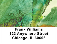 Green Acrylics Address Labels | LBABS-50