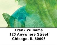 Green Acrylics Address Labels | LBABS-50