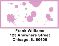 Paint Drops Address Labels | LBABS-80