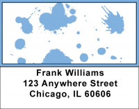 Paint Drops Address Labels | LBABS-80