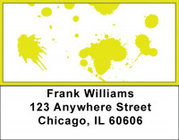 Paint Drops Address Labels | LBABS-80