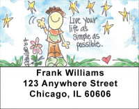Simplicity Address Labels by Amy S. Petrik | LBAMY-15
