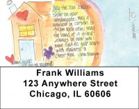 Home Sweet Home Address Labels by Amy S. Petrik | LBAMY-17