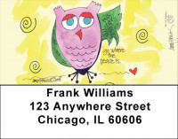 Inspiring Owls Address Labels | LBAMY-18