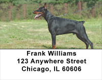 Doberman Address Labels | LBANI-62