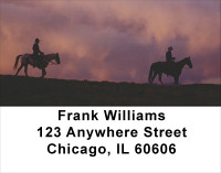 Roundup At Sunrise Address Labels | LBANJ-13